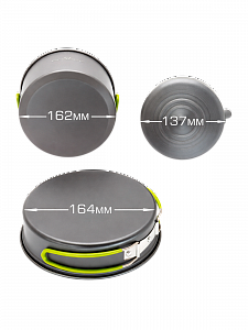 Посуда туристическая набор 3 в 1 Огонёк OG-TRD01